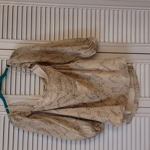 Haute Hippe snake print blouse